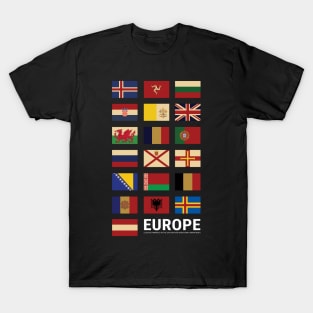 Europe Country Flags Set T-Shirt